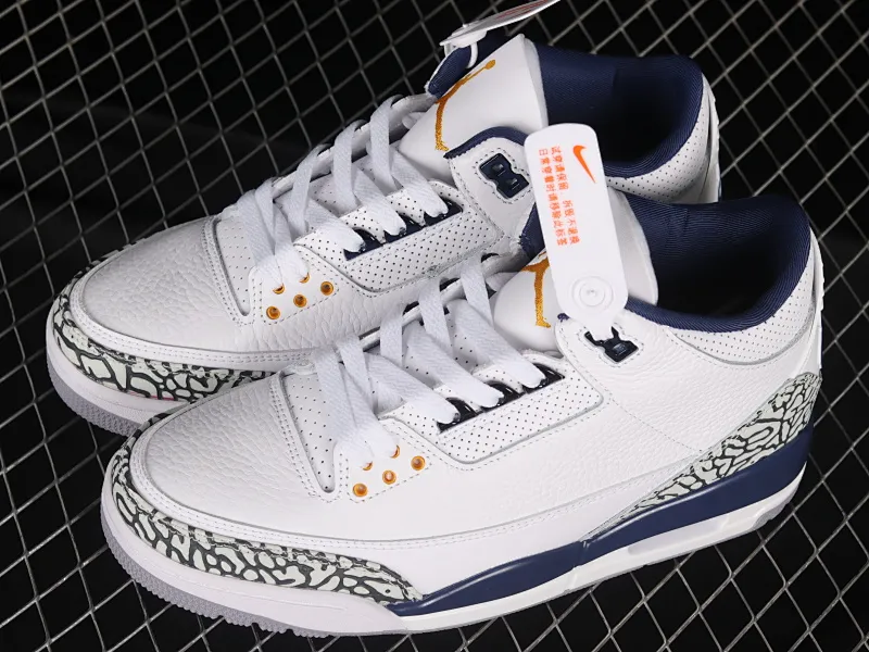 All categories Air Jordan Jordan series basketball shoes Air Jordan 3 Air Jordan 3 Retro "Wizards" AJ3 Joe 3 Platinum Blue CT8532-148